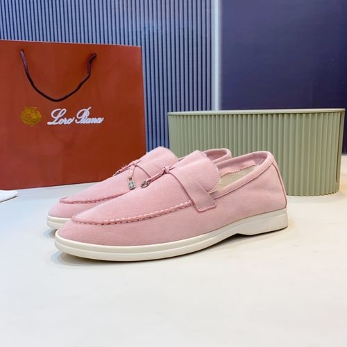 Loro Piana LP Suede Mules With Non-slip Rubber Sole