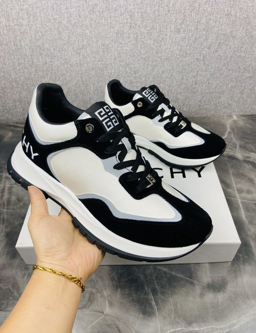 Givenchy Giv Runner Suede Leather Nylon Sneakers