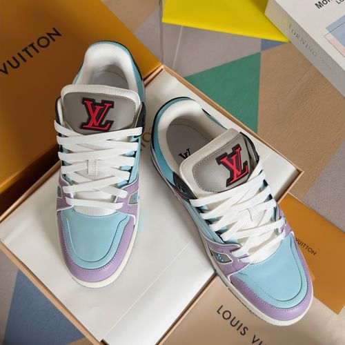 Louis Vuitton LV Denim Trainer Skate Shoes
