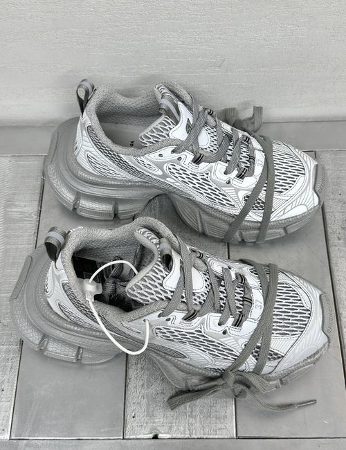 Balenciaga 3XL Grey Silver Reflective Sneakers
