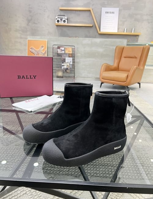 Bally Wool Lined High-top Sneaker Boots