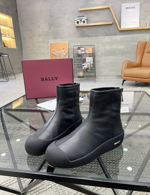 Bally Wool Lined High-top Sneaker Boots
