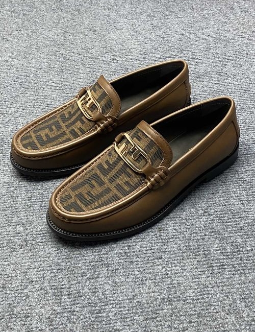 Fendi Genuine Leather Casual Comfortable Shoes