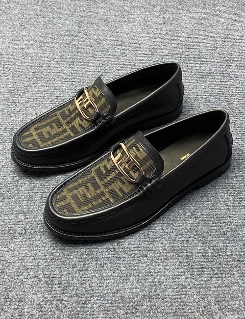 Fendi Genuine Leather Casual Comfortable Shoes