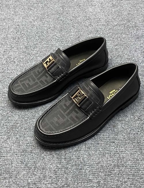 Fendi Genuine Leather Casual Comfortable Shoes