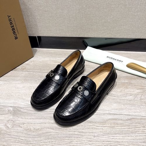 Burberry Calfskin Leather Sole Casual Shoes