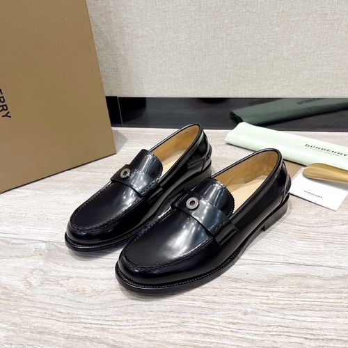 Burberry Calfskin Leather Sole Casual Shoes