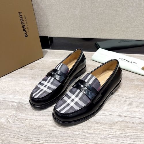 Burberry Calfskin Leather Sole Casual Shoes