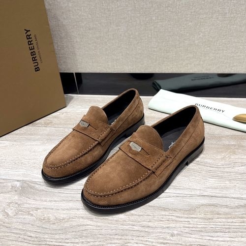 Burberry Calfskin Leather Sole Casual Shoes