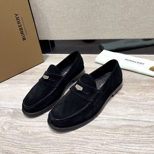 Burberry Calfskin Leather Sole Casual Shoes