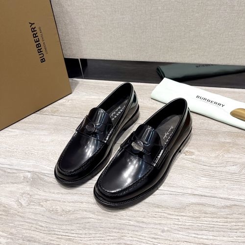 Burberry Calfskin Leather Sole Casual Shoes