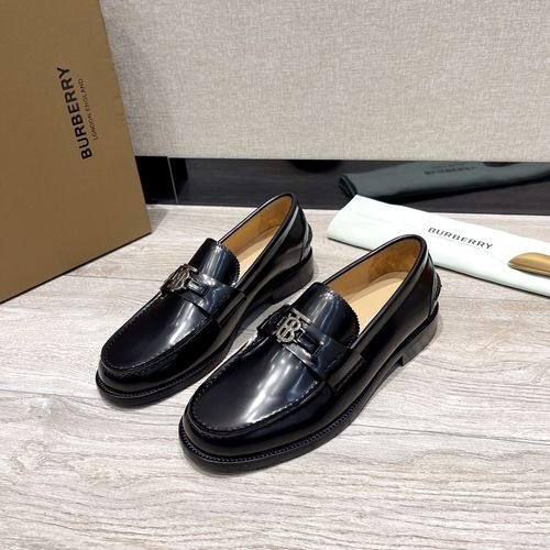 Burberry Calfskin Leather Sole Casual Shoes