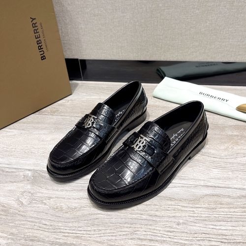 Burberry Calfskin Leather Sole Casual Shoes