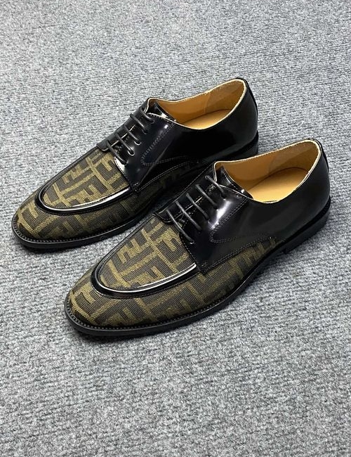 Fendi Genuine Leather Casual Comfortable Shoes