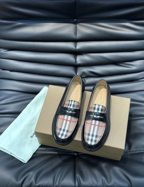 Burberry Calfskin Leather Sole Casual Shoes