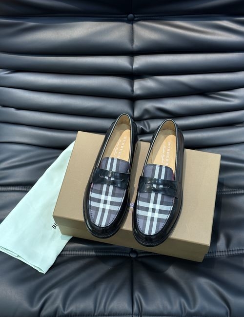 Burberry Calfskin Leather Sole Casual Shoes