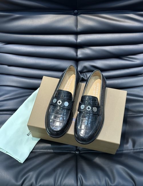 Burberry Calfskin Leather Sole Casual Shoes
