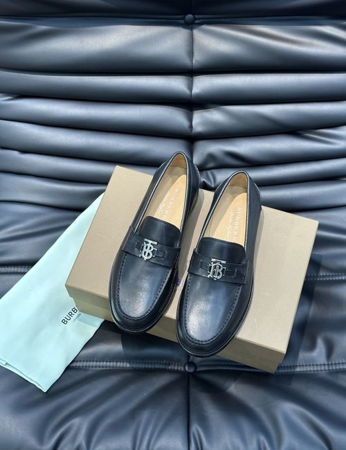 Burberry Calfskin Leather Sole Casual Shoes