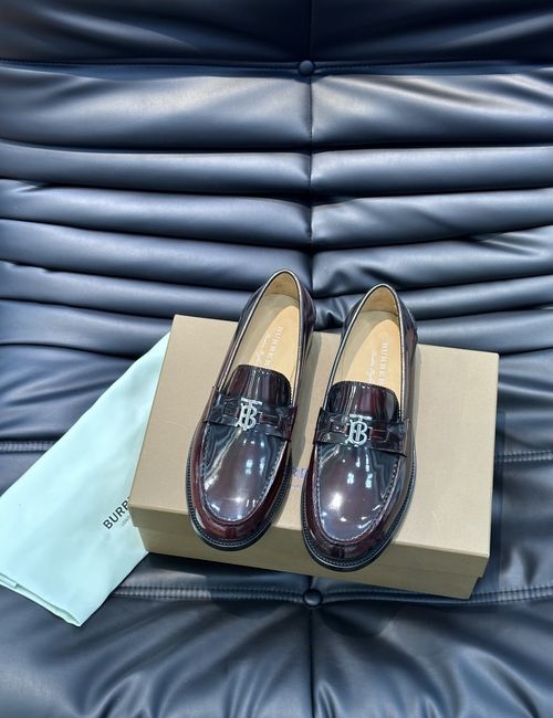Burberry Calfskin Leather Sole Casual Shoes