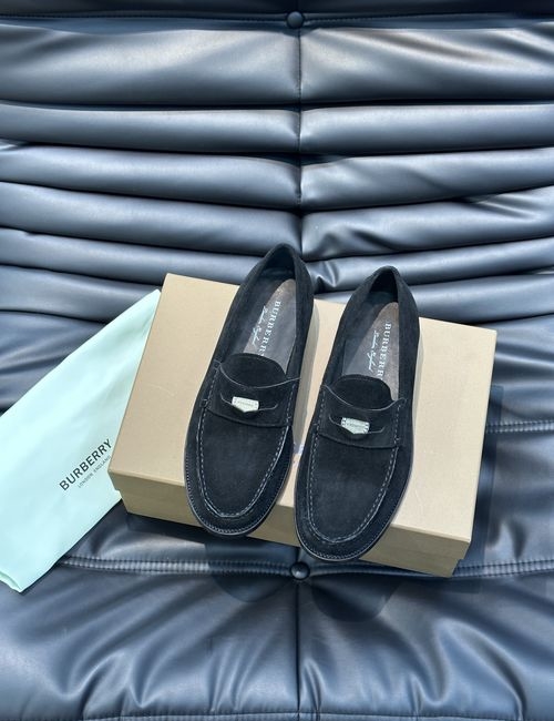 Burberry Calfskin Leather Sole Casual Shoes