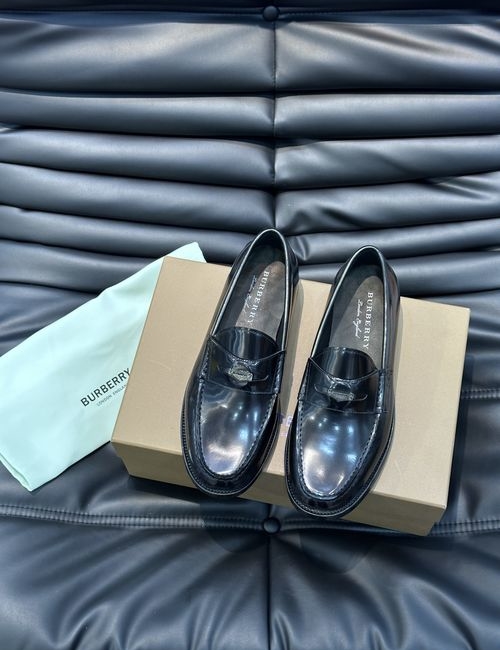 Burberry Calfskin Leather Sole Casual Shoes