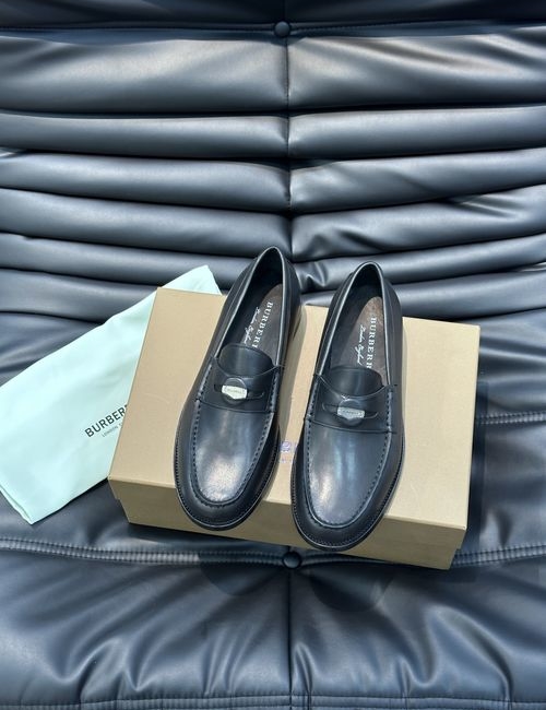 Burberry Calfskin Leather Sole Casual Shoes