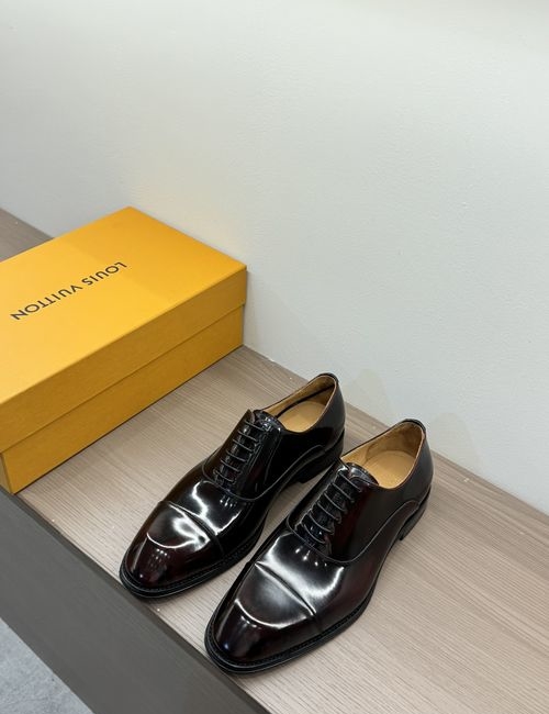 Louis Vuitton LV Cowhide Leather Formal Oxford Shoes