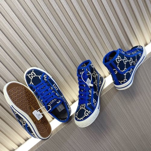 Gucci Tennis Classic Canvas Shoes, Low/High Top