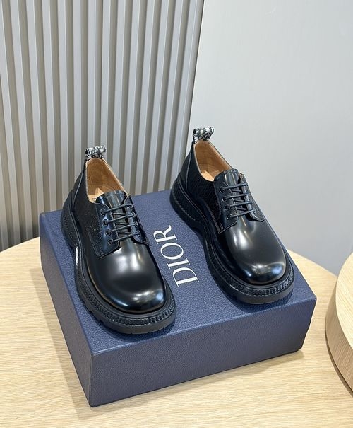 Christian Dior CD BUffalo Derby Shoes With Oblique Print