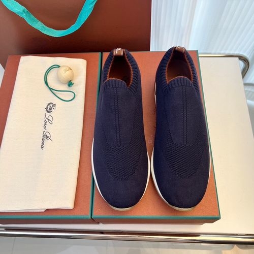 Loro Piana LP Wish Wool Knit Sneakers