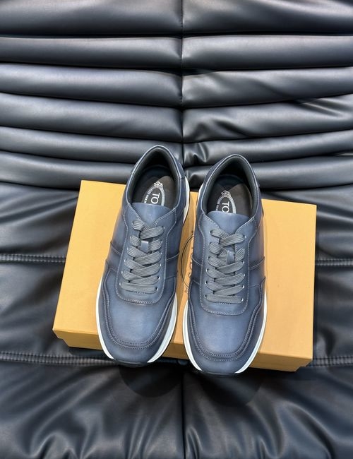 Tods Calfskin Retro Casual Sneakers