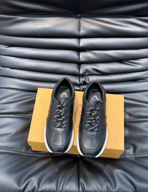Tods Calfskin Retro Casual Sneakers