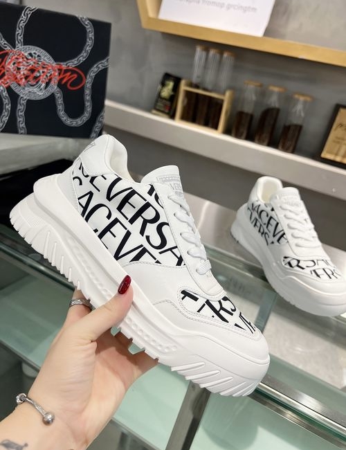 Versace Comfortable Shock-absorbing Leather Casual Shoes
