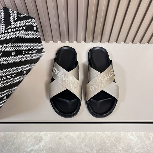 Givenchy Cowhide Webbing Shoes With Non-slip Sole