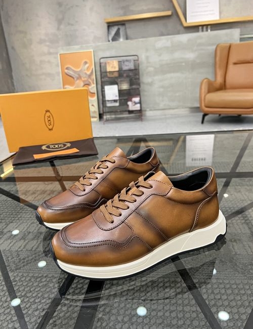 TODS Cowhide Casual Board Shoes