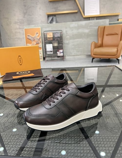 TODS Cowhide Casual Board Shoes