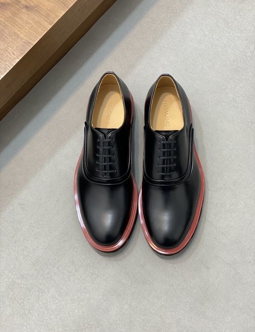 Ferragamo Patent Leather Oxford Business Shoes