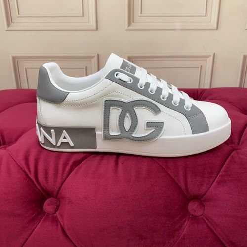 Dolce & Gabbana DG Silk Calfskin Sneakers With Terry Lining