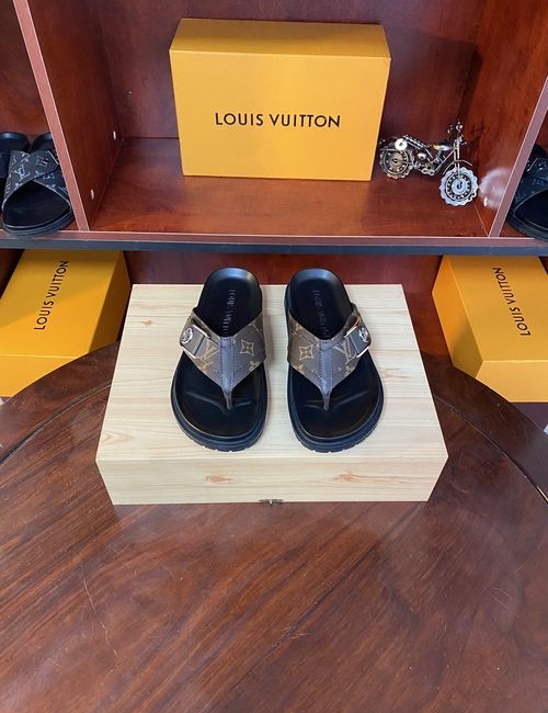 Louis Vuitton LV New Fabric Slide Sandals With TPU Outsole