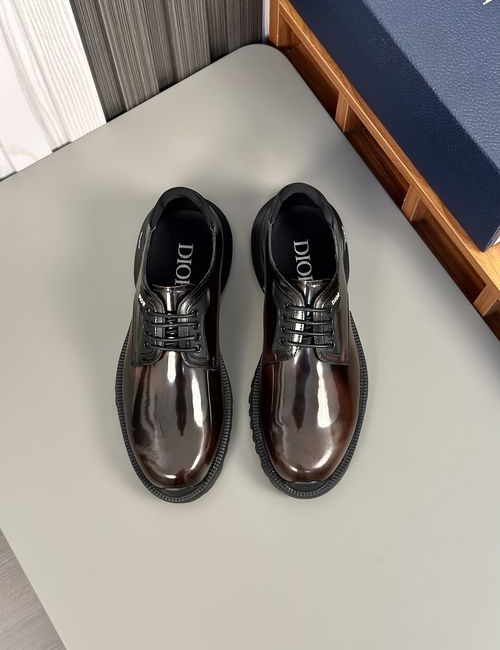 Christian Dior CD Printed Cow Leather Premium Shoes