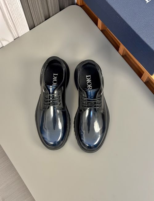Christian Dior CD Cowhide Leather Printed Casual Shoes