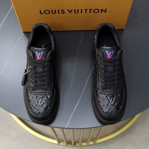 Louis Vuitton LV Top Grade Leather Casual Sneakers