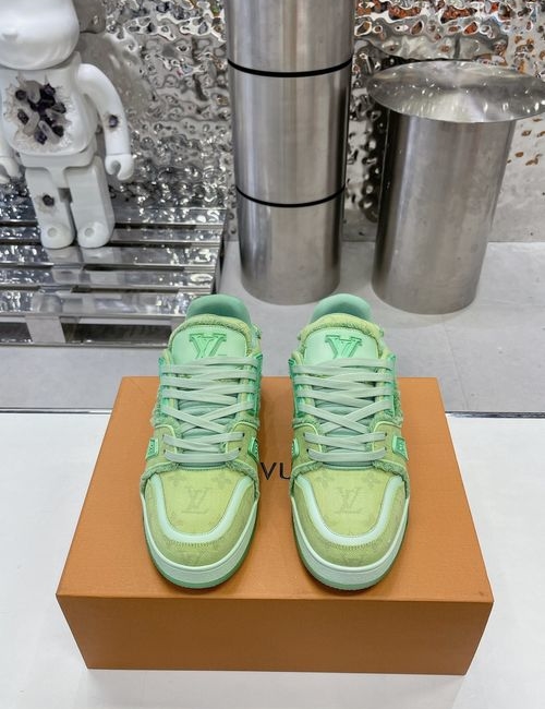 Louis Vuitton LV Trainer Vintage Basketball Sneakers