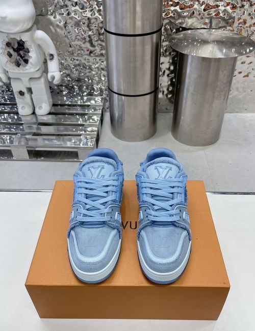 Louis Vuitton LV Trainer Vintage Basketball Sneakers
