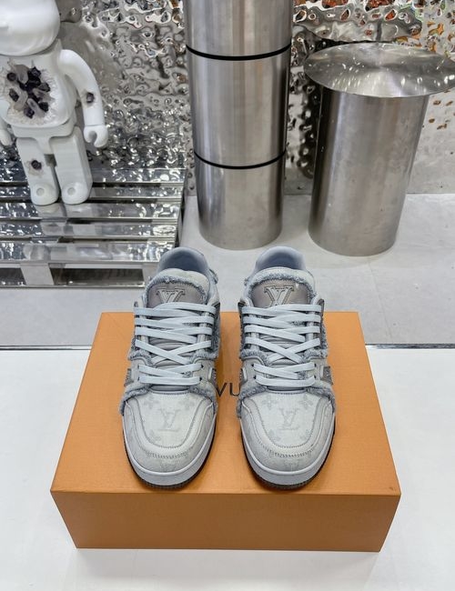 Louis Vuitton LV Trainer Vintage Basketball Sneakers