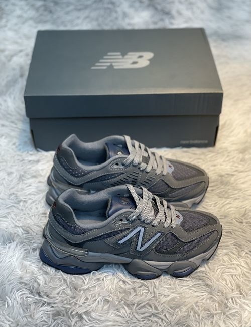 New Balance NB9060 Gray Platform Sneakers