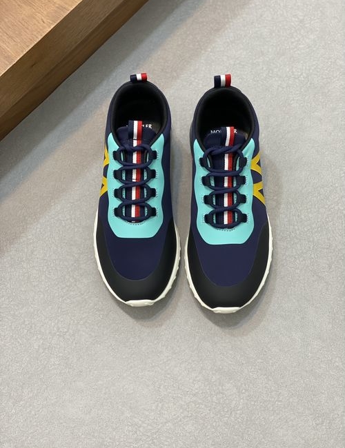 Moncler Cowhide Mesh Casual Sneakers