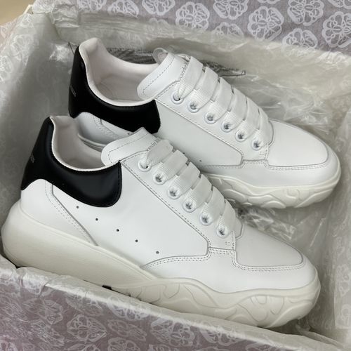 McQueen Upgraded Chunky Sneakers Silk Leather Comfortable