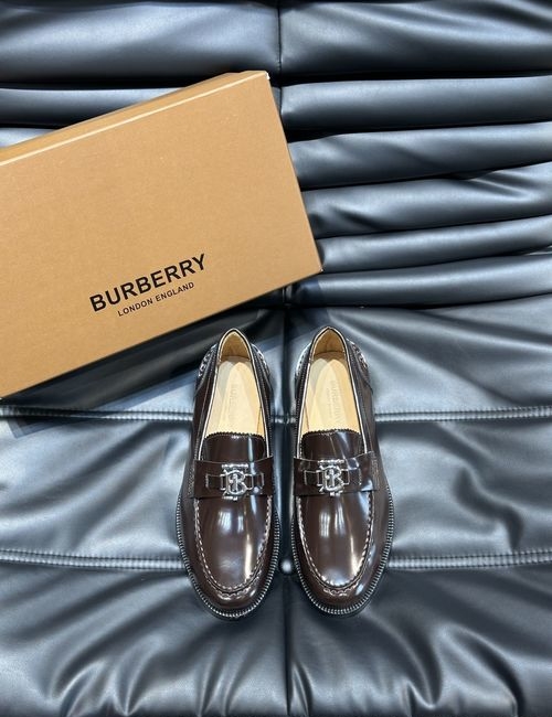 Burberry Calfskin Leather Sole Casual Shoes