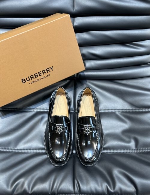 Burberry Calfskin Leather Sole Casual Shoes
